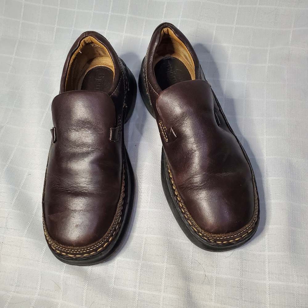 Bjorndal brown leather loafers sz. 7